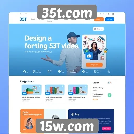Análise da interface do usuário do site 35t.com